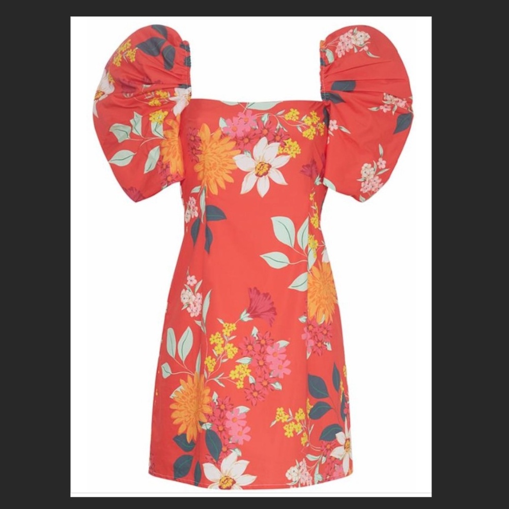Cara Cara Kelly Dress, Punch Floral Spice